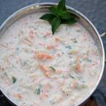 Cucumber Carrot Raita