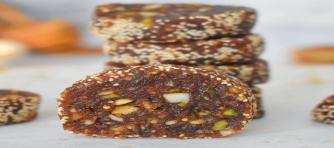 Sugarfree Anjeer - Khajoor Roll/Barfi (Dates-Fig Bites)