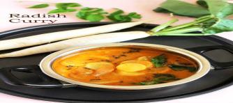 Radish curry_Mooli ki sabji